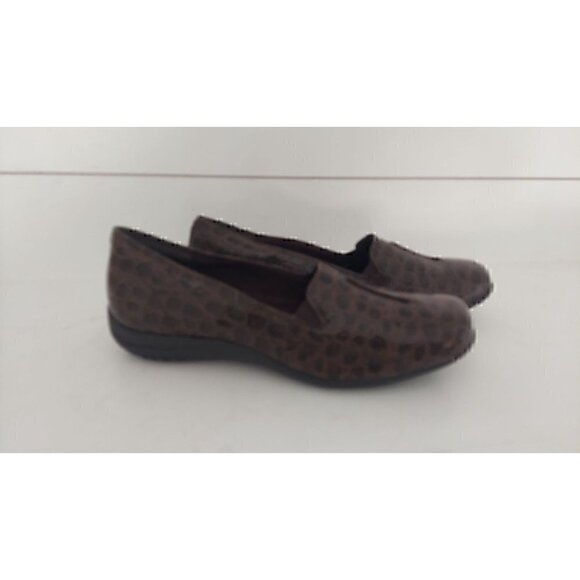 Easy Spirit Purpose Croc Embossed Brown Loafers/NWOB, 12M - Picture 3 of 8